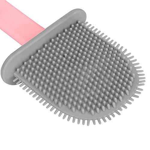 01 Durable Toilet Bowl Cleaner Brush, Toilet Bowl Brush Cleaning Brush Set, for Bathroom Toilet(Pink)