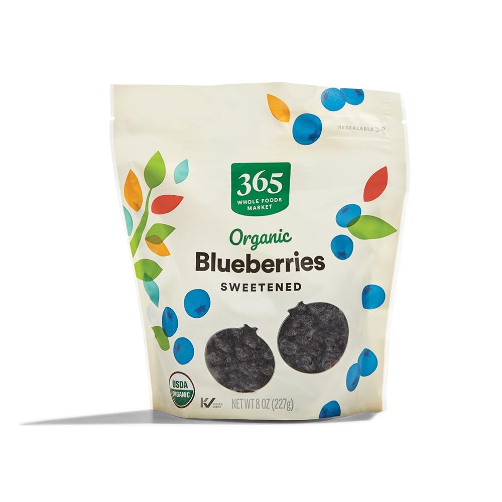 365 By Whole Foods Market 365 By Whole Foods Market, Blueberries Dried Sweetened Organic, 8 Ounce