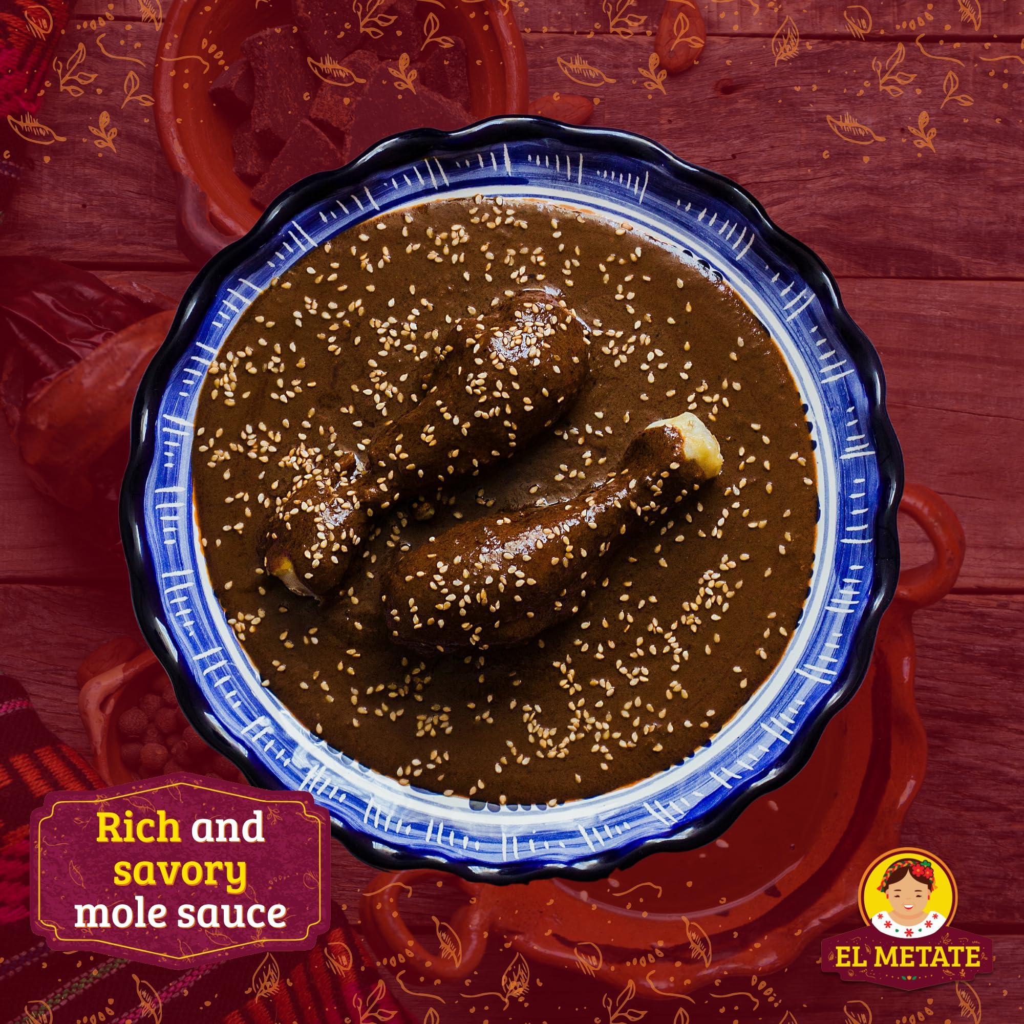 El Metate El Metate - Mole Poblano - Authentic Mole Paste from Puebla - 17.63 Oz (500g)(1.1lb)