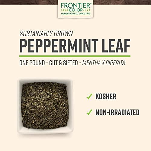 Frontier Co-op Frontier Co-op Bulk Peppermint Leaf, 1 Pound, Cut, Sifted Peppermint For Tea & Cooking, Cool, Refreshing Scent
