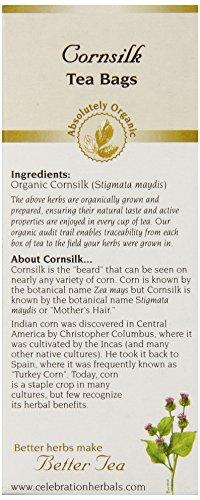 Celebration Herbals Celebration Herbals Organic Cornsilk Tea Caffeine Free - 24 Herbal Tea Bags