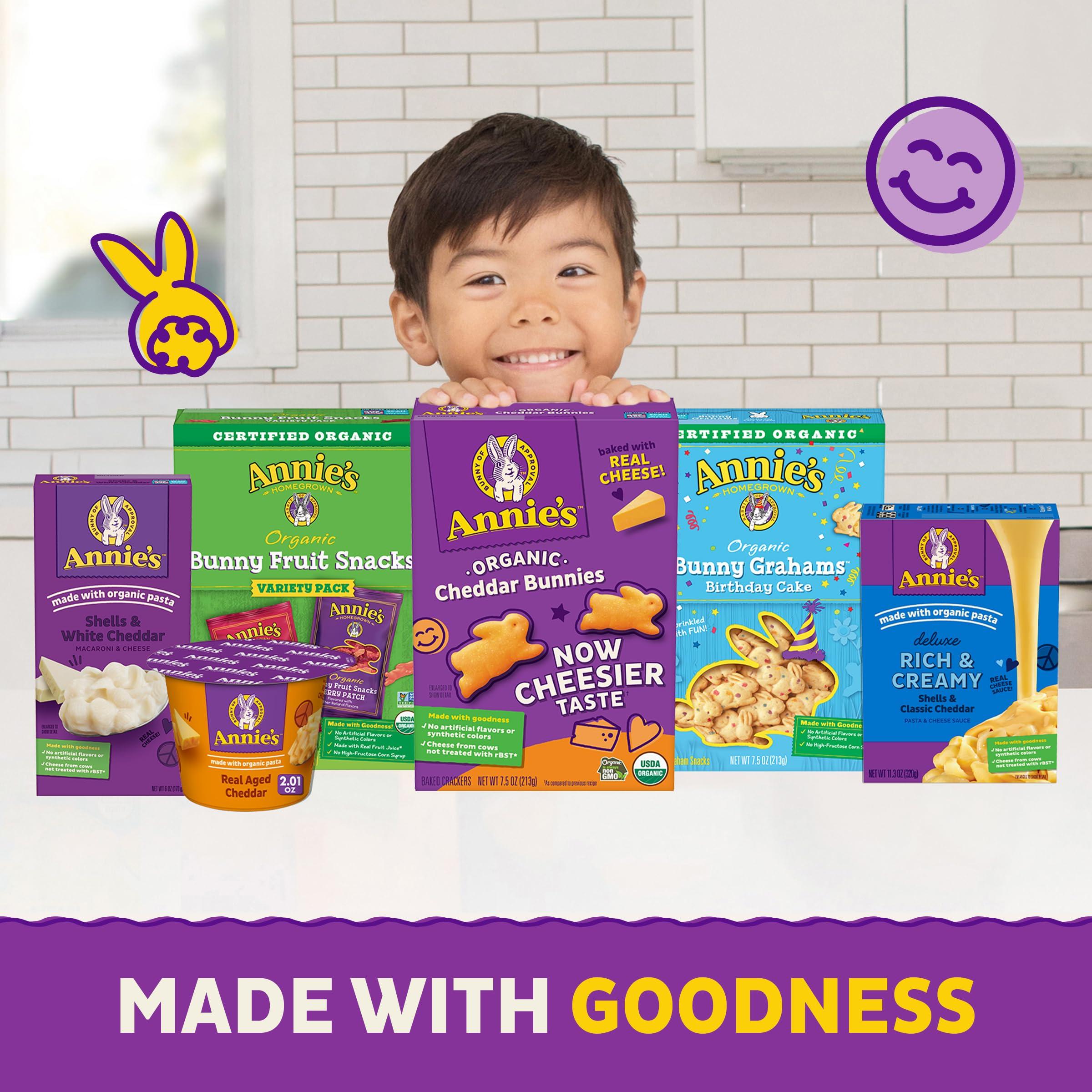 Annies Annie's Marvel Spidey and His Amazing Friends Macaroni and Cheese, Microwavable Pasta and Cheddar, 4 Cups, 7.48 oz