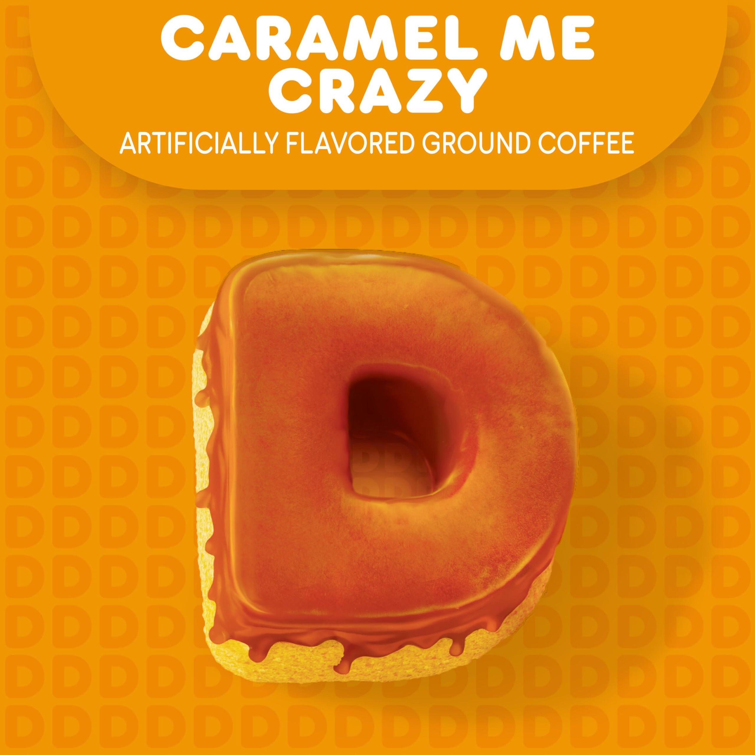 Dunkin\' Dunkin\' Caramel Me Crazy Flavored Ground Coffee, 11 Ounces (Pack of 6)