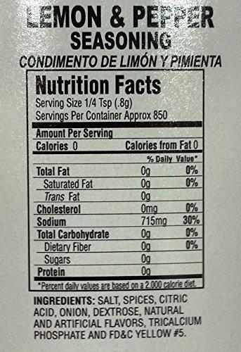 Chef's Quality Chef's Quality - Lemon Pepper Seasoning - 1.5 lb Jar