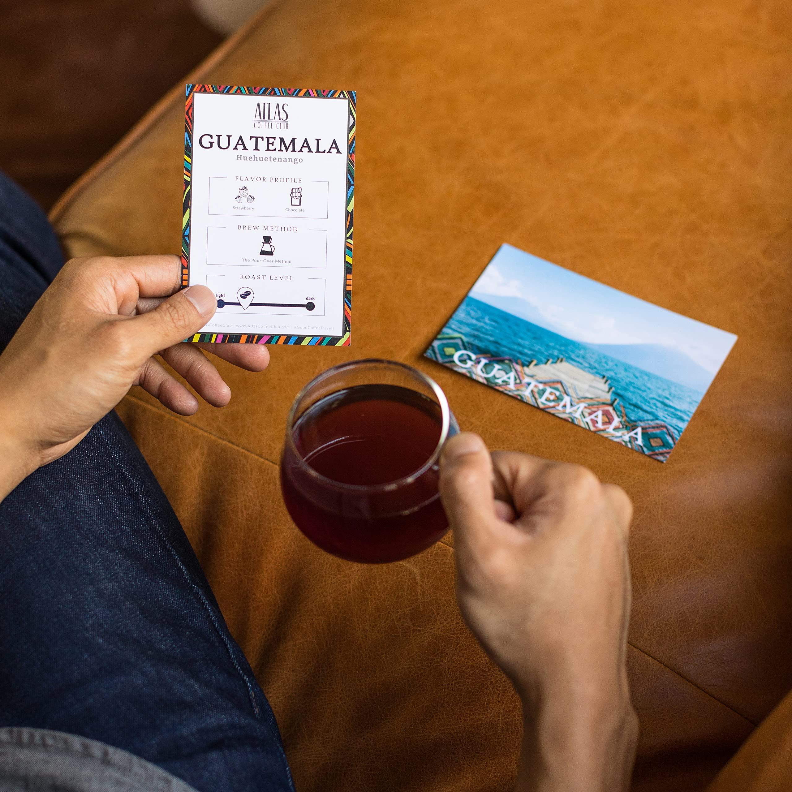 Atlas Coffee Club Atlas Coffee Club World of Coffee Discovery Set - Gourmet Coffee Gift Sampler - 8-Pack Variety Box of the Worlds Best Single Origin Coffees - Whole Bean