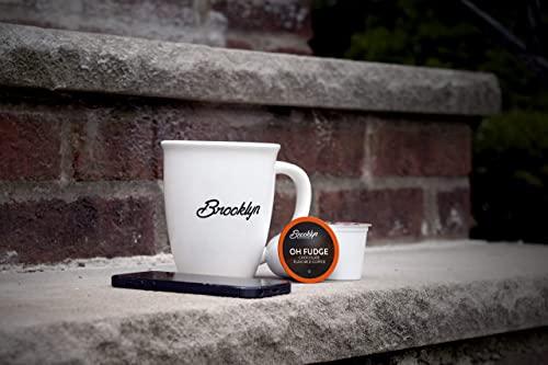 Brooklyn Beans Brooklyn Beans Oh Fudge Gourmet Coffee Pods - Compatible with Keurig K Cup Brewers Including 2.0 Machines, 40 Count, Rich Chocolate Flavored