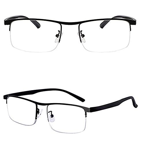 NWB Multifocal Progressive Reading Glasses,Readers with Light Thin Metal Frame,Blue Light Blocking for men women