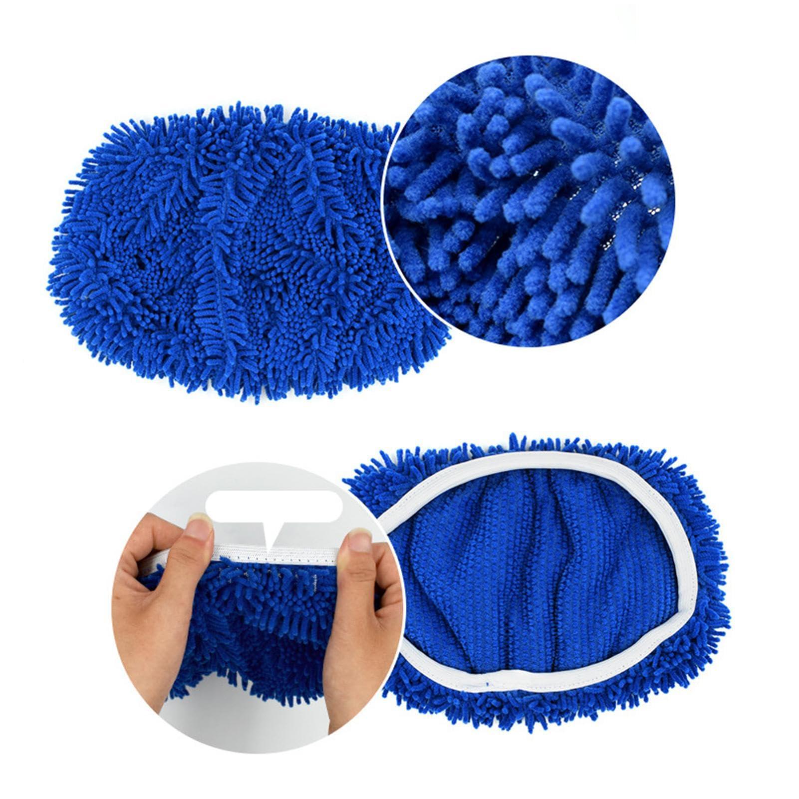 DYOG DYOG Microfiber Mop Cloth, Fiber Wet Dry Cleaning Mop, Magic Strap Steam Mop Pads, Water Absorption Wood Floor Mop, Compatibility Microfiber Cloth Refills, Washable Mop Pads Cloth for Floor Cleaning