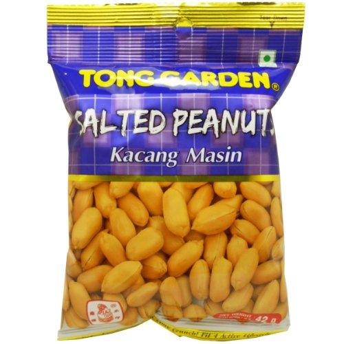 Tong Garden Crispy Salted Peanuts Snack Net Wt 42g (1.48 Oz.) Tong Garden Brand X 3 Bags