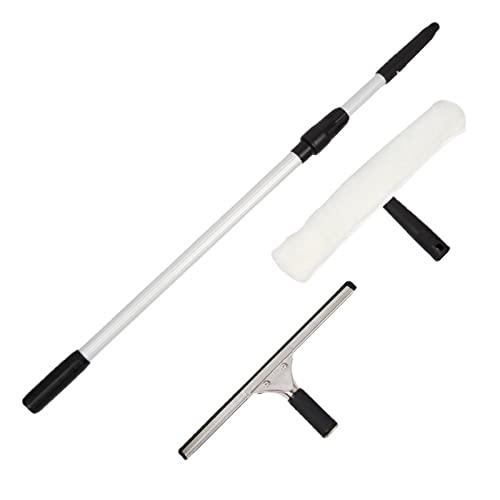 LIJCC Window Cleaning Tools,Window Washer,Window Squeegee,Window Washing Kit with Extension Pole,You Can Choose The Length to Buy According to Your Needs,Set,3.6m