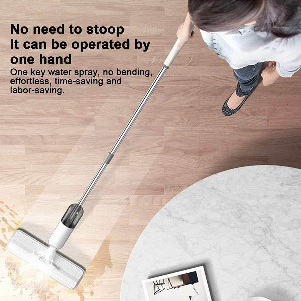 YIWENG YIWENG Mop for Floor Cleaning, Spray Mop for Floor Cleaning Water Spray Flat Mop Household Tile Floor Mop with 3 Mop Pads for Home Kitchen Wood Ceramic Floor