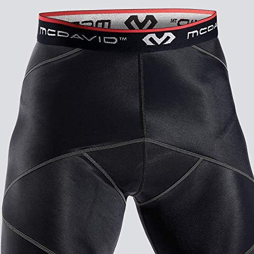 McDavid Mcdavid Cross Compression Shorts, Men's Boxer Brief, Large Black