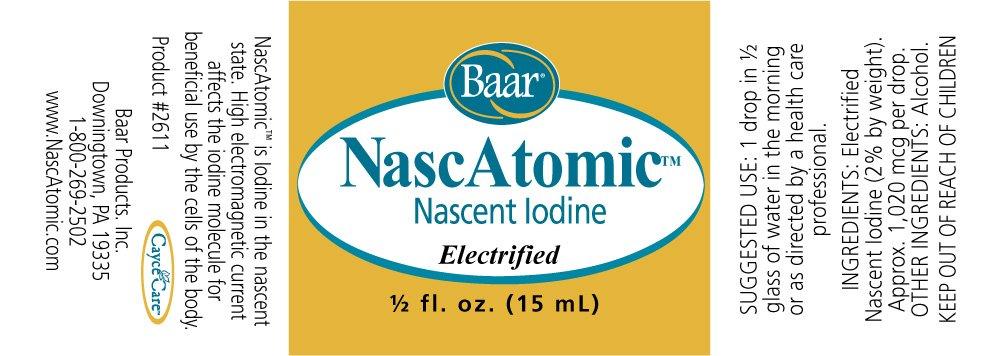 Baar NascAtomic, Electrified Nascent Iodine 2%