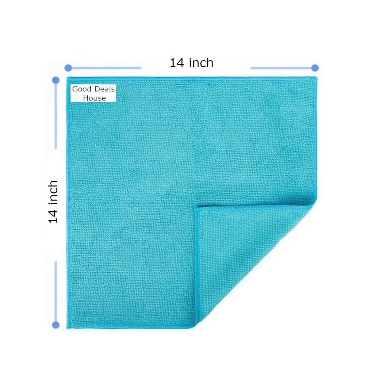 GoodDealsHouse GoodDealsHouse Bundle: Bar-Keeper`s Friend Powder Cleanser Value Size 21 OZ - 2 Pack & Microfiber Cleaning Towels 14x14 inch - 2 | 2 * BKF 21 oz + 2 towels