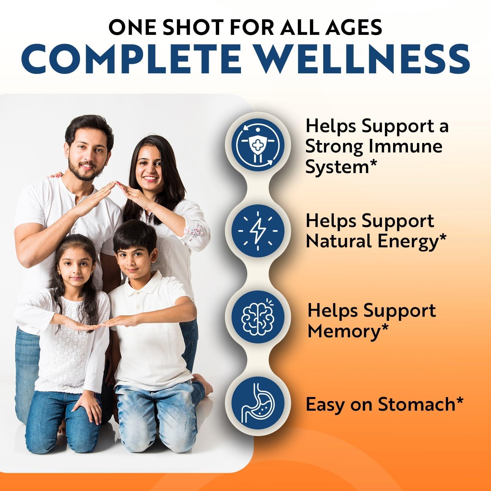 Passion 4 Life Passion 4 Life Mega Liquid Multivitamins, Trace Minerals, Amino Acids, Turmeric for Adults, Men, Women, Teens, Kids, Non-GMO, No Soy, No Dairy