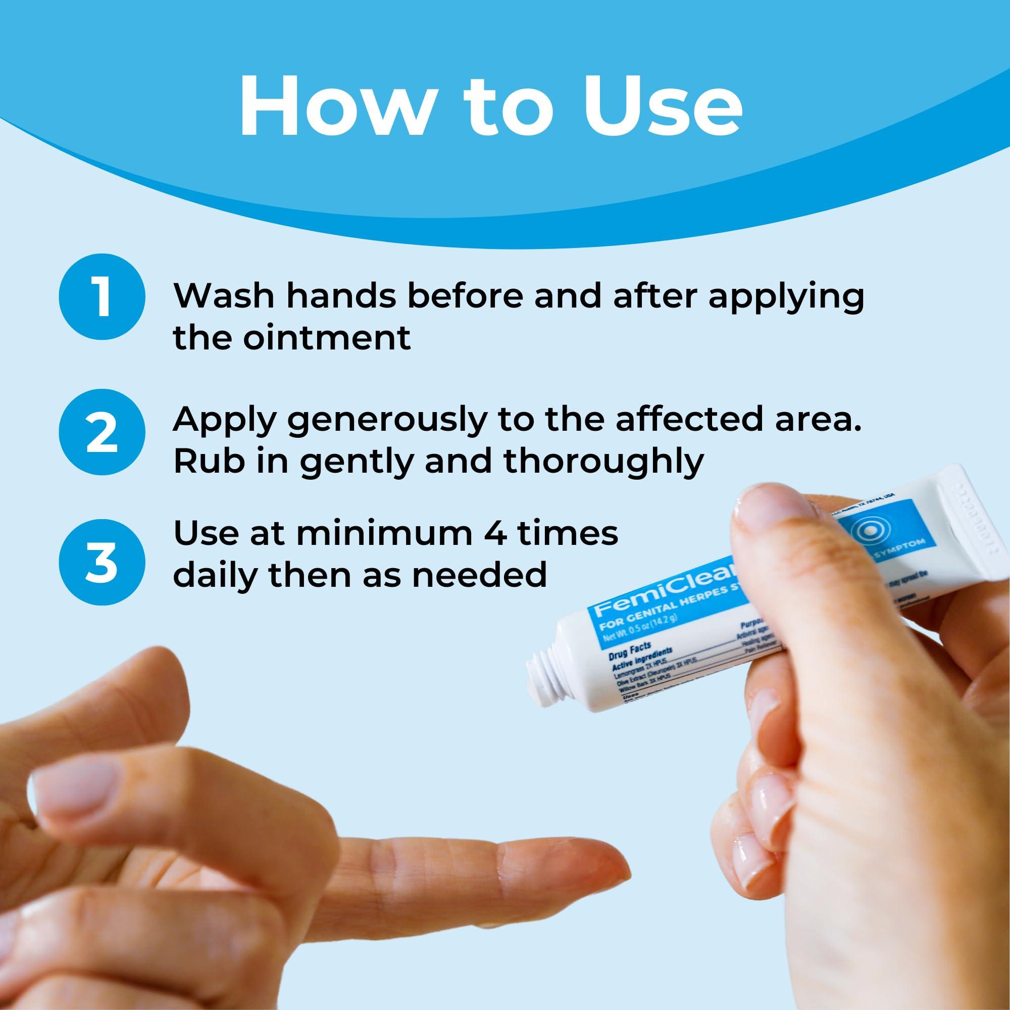 FemiClear FemiClear Complete Feminine Care, Gentle Wash & Herpes Relief Cream - Natural Ingredients for Comfort