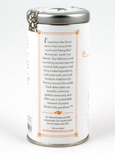 Flying bird botanicals Lavender Orange Grey Exotic Organic Fair Trade Black Tea Blend 15 Pyramidal Bags 37.5 g 1.33 oz