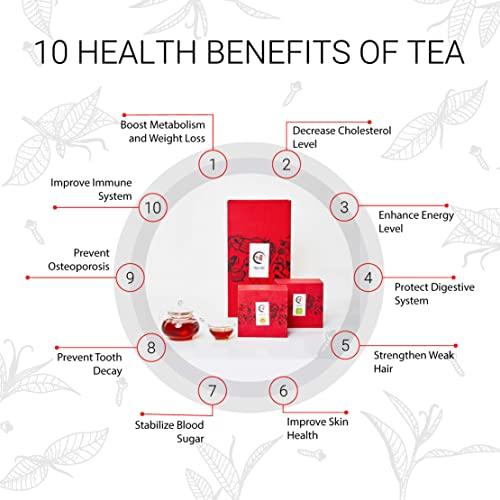 TRA VIET TRAVIET TRAVIET Gift Set | Gifts For Holiday | The Best Collection For Vietnam Tea Sampler 6 Tastes | Oolong Tea - Loose Leaf Black Tea - Ancient Green Tea - Jasmine Tea - English Breakfast Tea - Ginger Tea