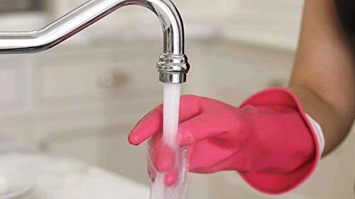 Casabella Casabella Premium Waterblock Cleaning Gloves - 6 Pair (12 Gloves) Pink - (Small)