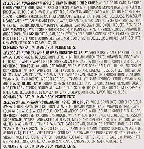 Bulk Buy Bulk buy Kellogg\'s Nutri Grain 36-Bar Variety Multi-Pack soft baked Breakfast bars - Apple, Blueberry, Strawberry