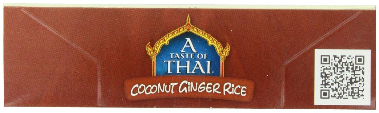 A Taste of Thai A Taste of Thai Coconut Ginger Jasmine Rice, 7-Ounce Boxes (Pack of 6)
