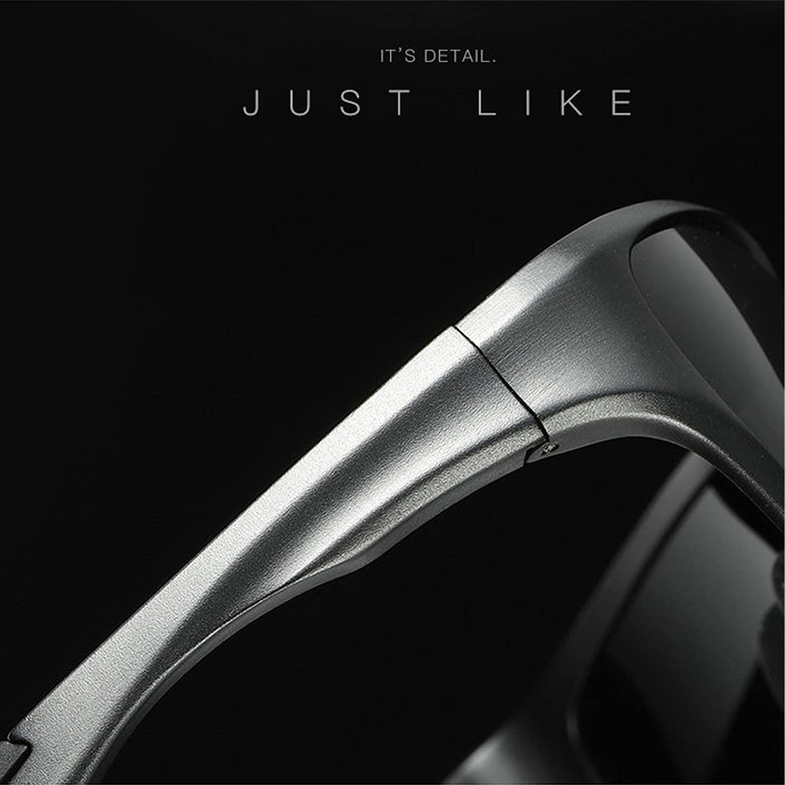 COTIA COTIA Full Reading Sunglasses Men's Polarized Aluminum Magnesium Frame Sports Outdoor Readers Magnification Presbyopic Sun Glasses (black, 3.5)