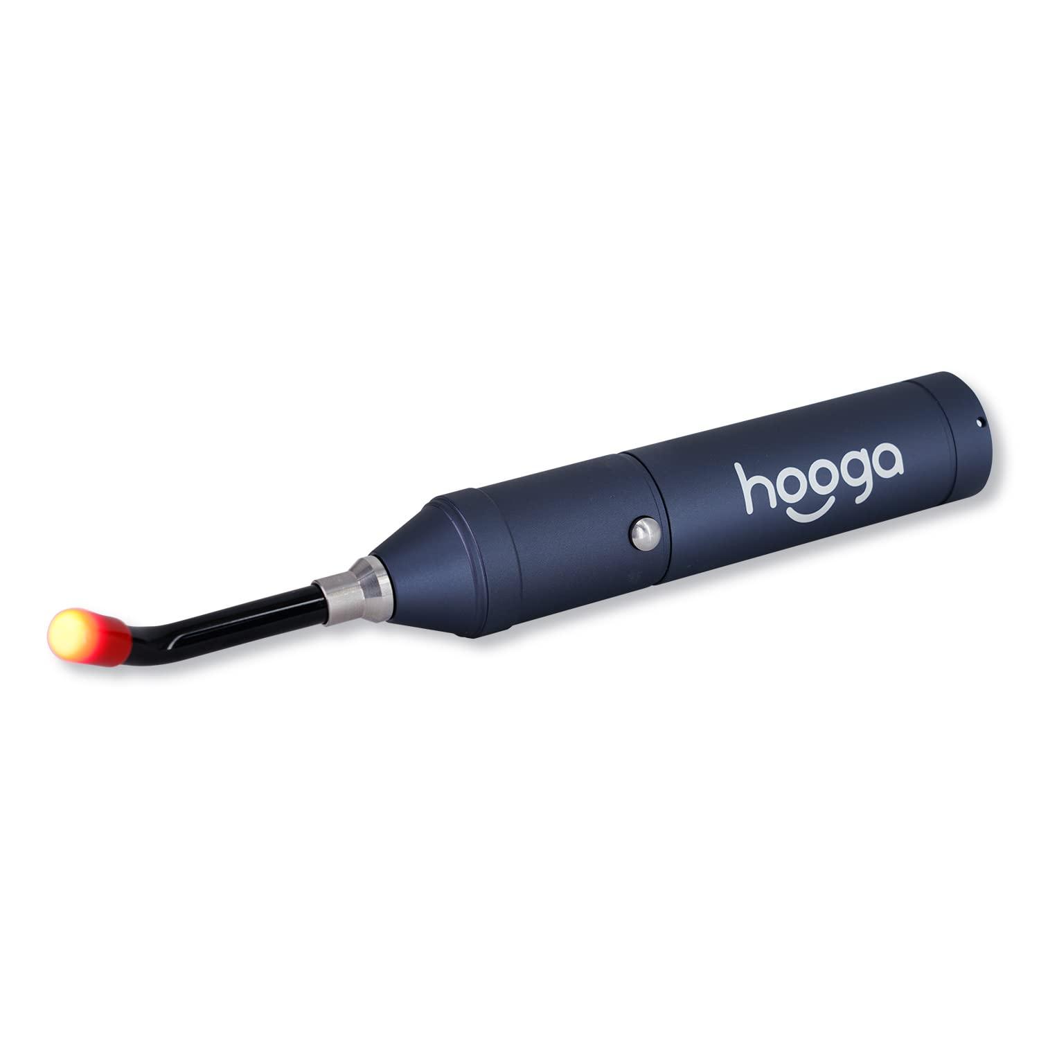 hooga Hooga Red Light Therapy Torch Device for Cold Sore, Nose, Blisters, Healing, Pain Relief for Lips Mouth Nose Ear Knee Feet Hands Joint Muscle Pain, 3-in-1 Blue, Red, Near Infrared