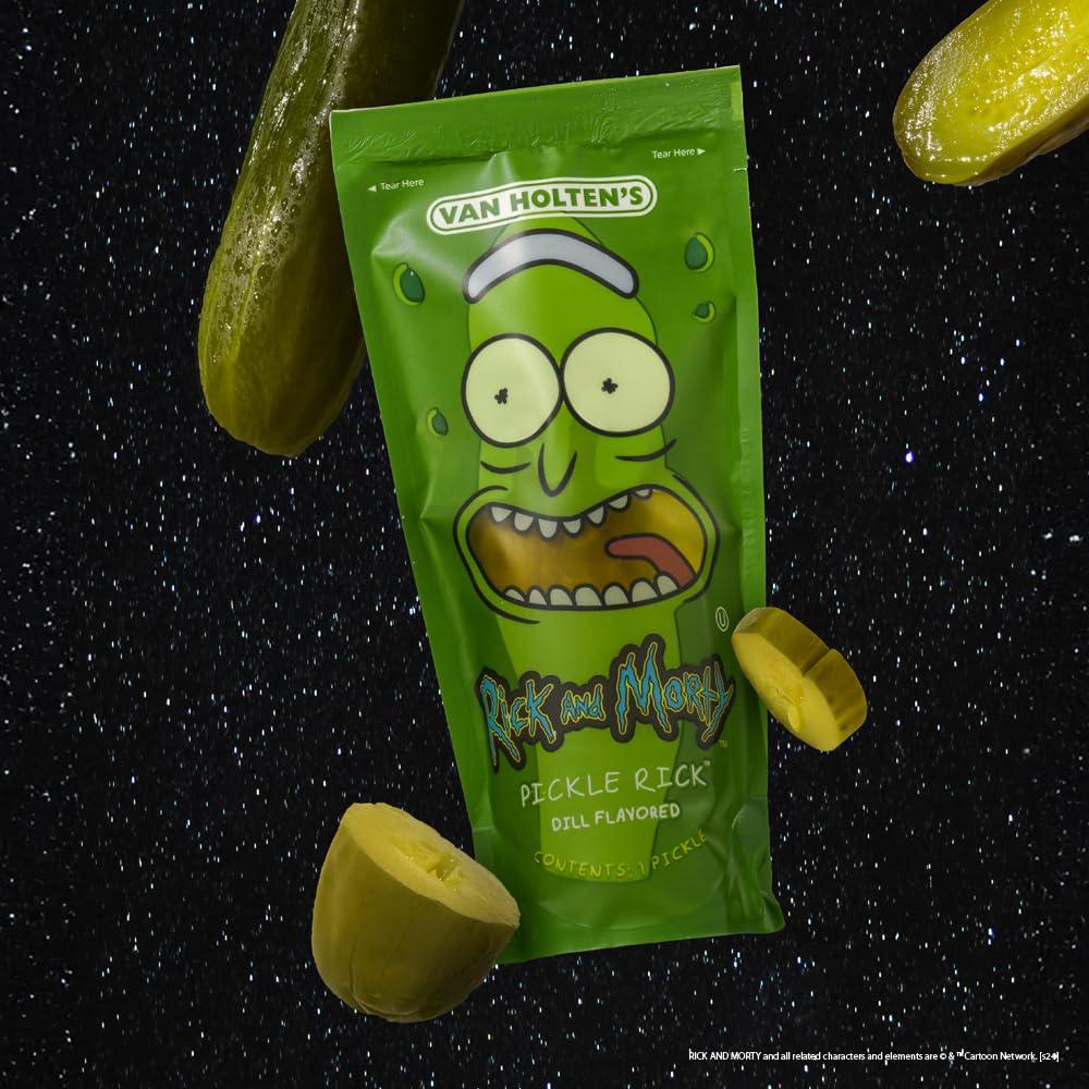 Van Holten\'s Pickles Van Holten\'s Pickles - Rick and Morty Pickle Rick - Character Pickle-In-A-Pouch - 12 Pack