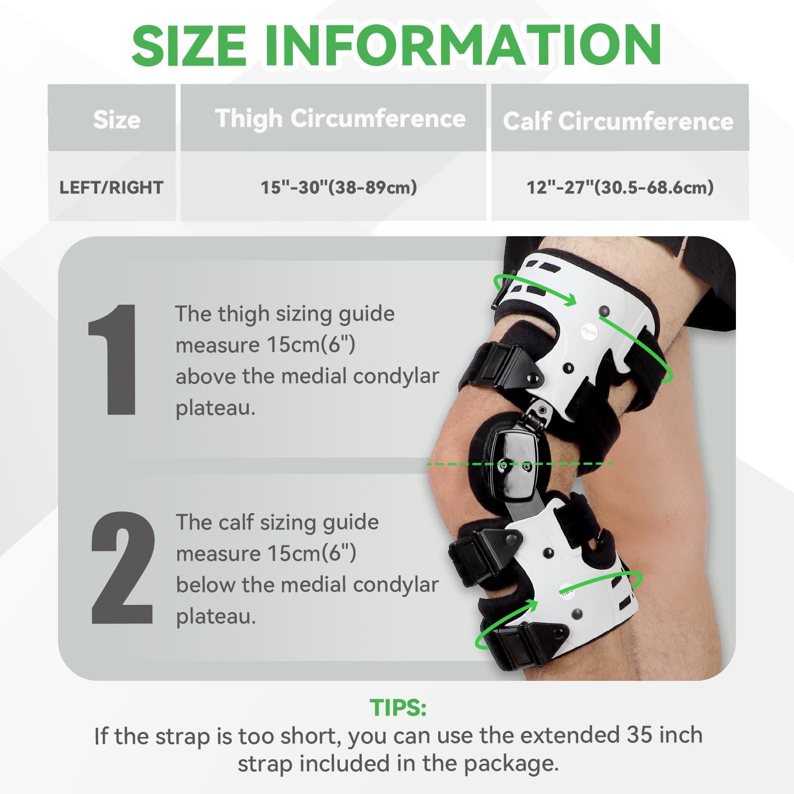 Orthomen Orthomen OA Unloader Knee Brace - Support for Arthritis Pain, Osteoarthritis, Cartilage Defect Repair, Avascular Necrosis, Bone on Bone Knee Joint Pain and Degeneration (Medial/Inside - Right)