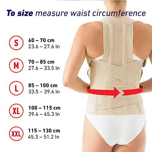 Neo G Neo G Dorsolumbar Support Brace - Back Support For Early Kyphosis, Rounded Shoulders, Posture Correction, Muscular Aches, Lumbar Support - Fully Adjustable - Class 1 Medical Device - Large - Long