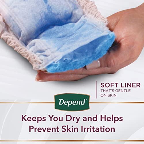 Depend Depend Silhouette Adult Incontinence and Postpartum Underwear for Women, Medium, Maximum Absorbency, Black, Pink and Berry, 14 Count, Packaging May Vary