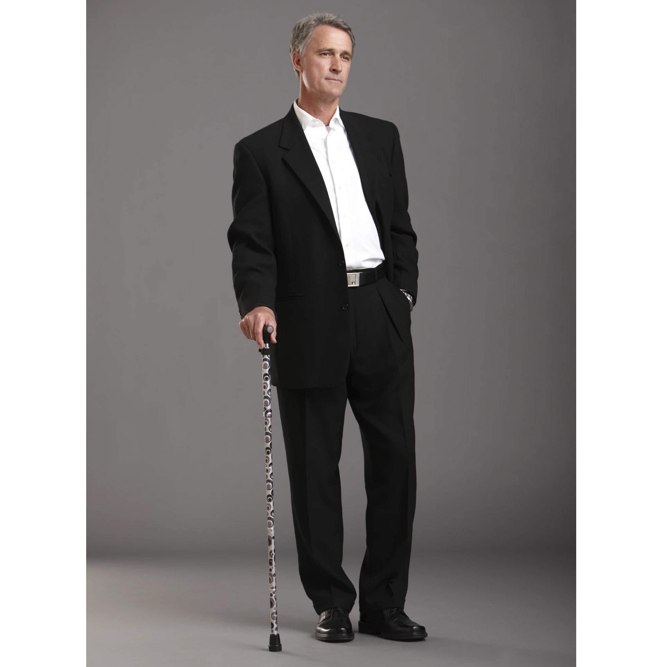 Switch Sticks Switch Sticks Walking Cane for Men or Women, Foldable and Adjustable from 32-37 Inches, FSA and HSA Eligible, Storm