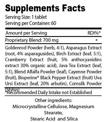 Organic Farms Vitamins Organic Farm Vitamins 100% Natural Kidney Cleanse to Support Kidney Function, Dietary Supplement Pills for Kidney Flushing, Strengthens The Kidneys, 60 Tablets