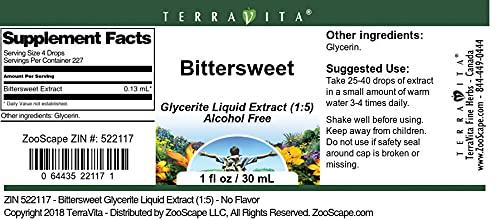 TerraVita Bittersweet Glycerite Liquid Extract (1:5) - No Flavor (1 oz, ZIN: 522117)