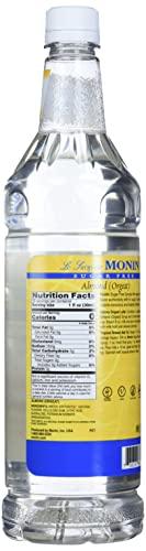 Monin Monin - Sugar Free Almond Syrup, Subtle Sweetness with Rich Almond Flavor, Great for Lattes, Cappuccinos, & Unique Cocktails, Vegan, Non-GMO, Gluten-Free (1 Liter)