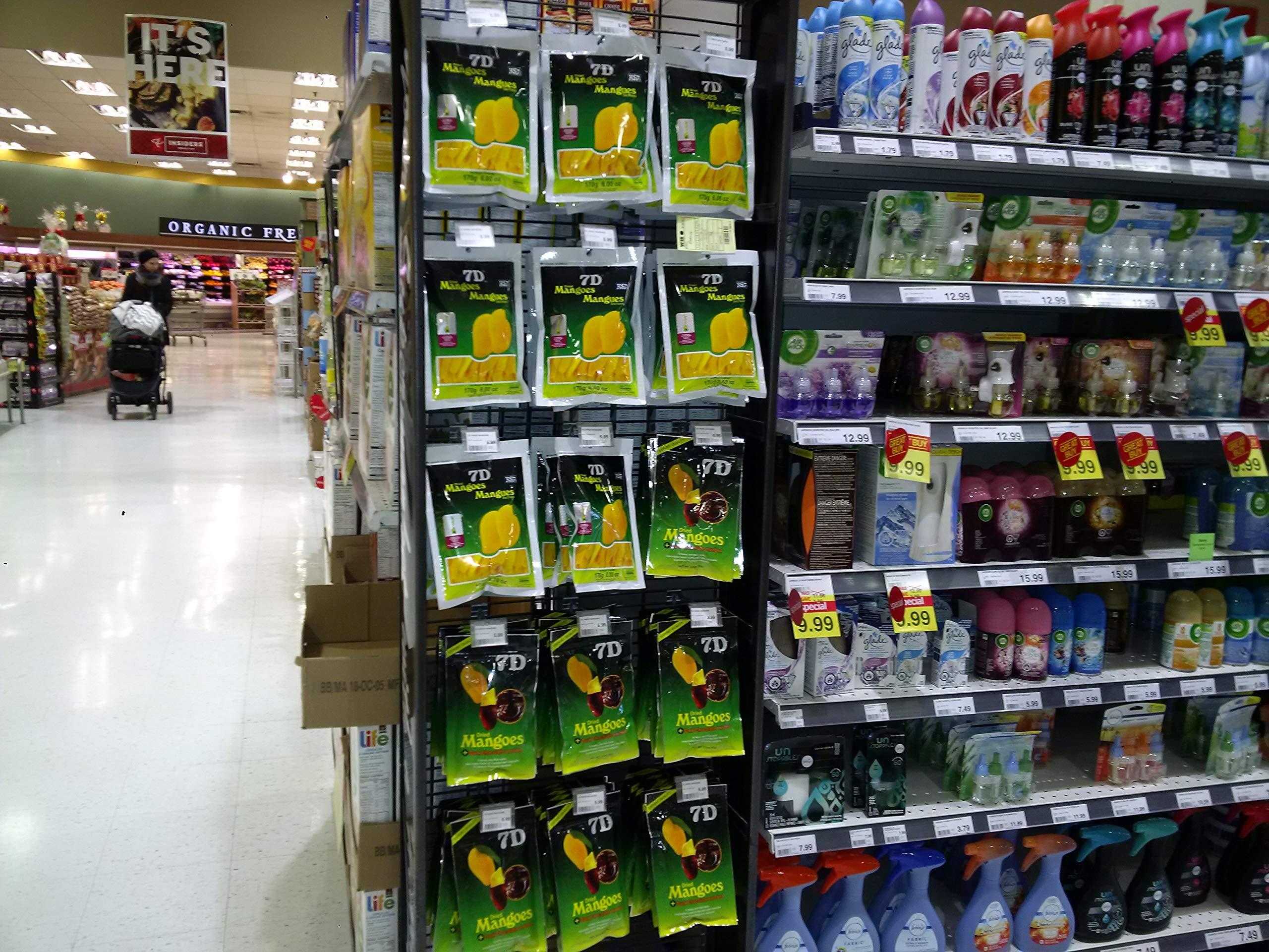 7D Dried Mango Snacks 7D dried mangoes 140 Gram 5 Pack