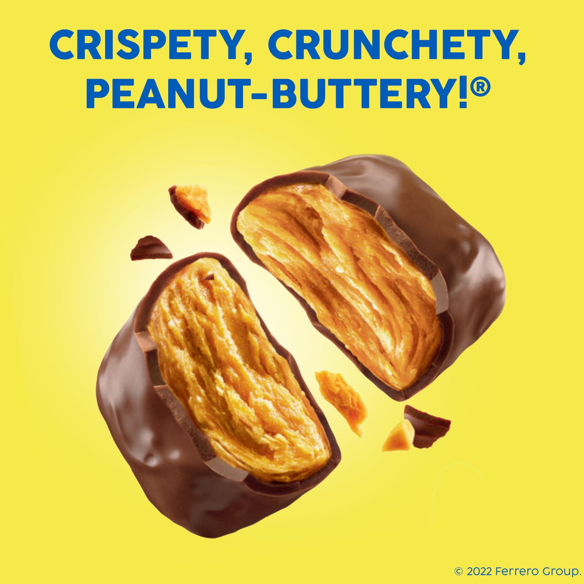 Butterfinger Butterfinger, 8 Pack, Chocolatey, Peanut-Buttery, Minis Candy Bars, Stocking Stuffers, Individually Wrapped, Resealable Share Size Bag, 9.8 oz