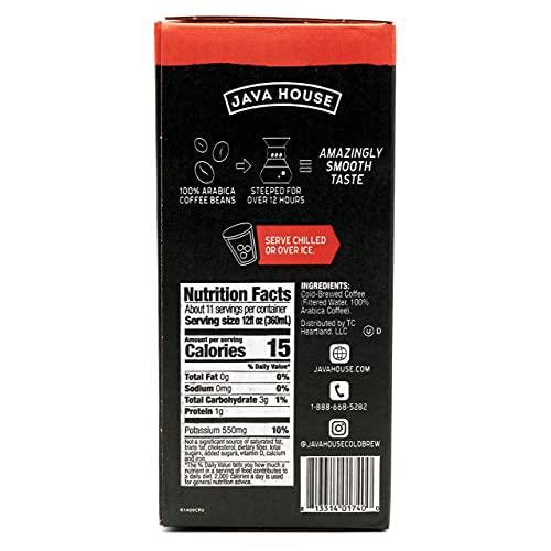 Java House Java House dark roast Liquid Cold Brew Coffee On Tap, Espresso, 128 Fl Oz
