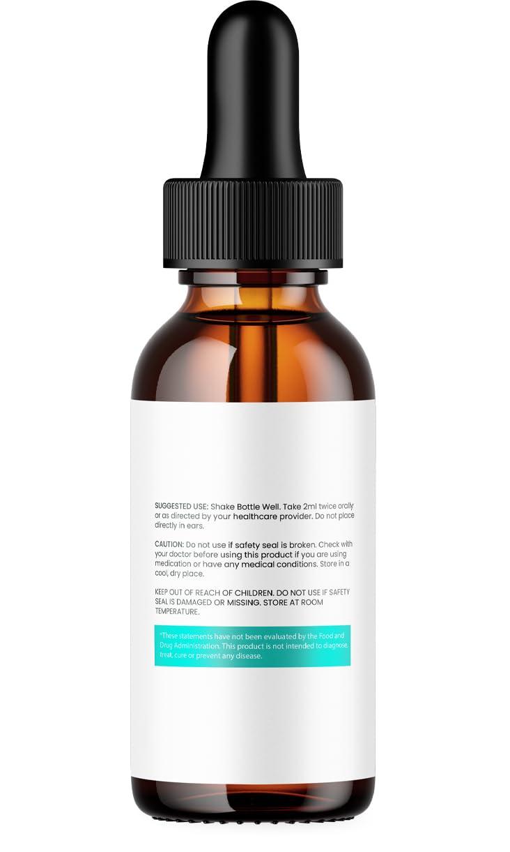 Indelo Indelo ZenCortex Tinnitus Ear Drops - ZenCortex 24, Zen Cortex Liquid Drops, ZenCortex Reviews, ZenCortex Drops for Ear Relief (5 Pack - 5 Month Supply)