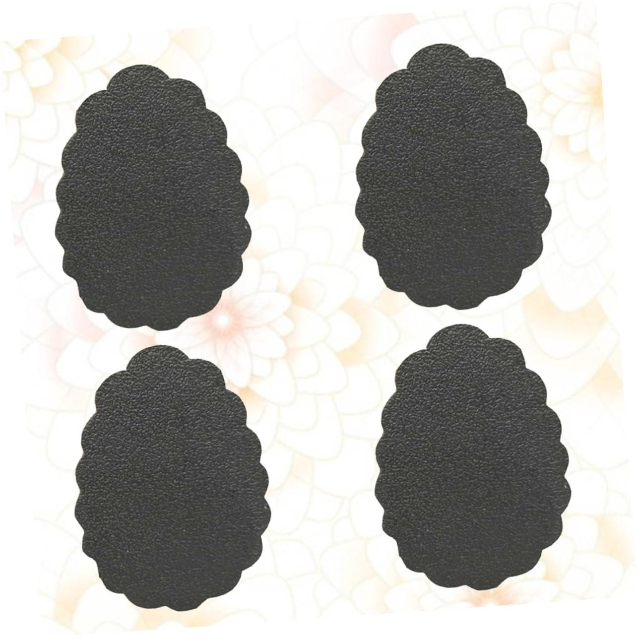 Healifty Healifty 4 Pack Women's Anti-Slip Sole Protectors Frosting Surface Half Shoe Pads for High Heels Easy Stick Remove Non-Slip Grip for Safety