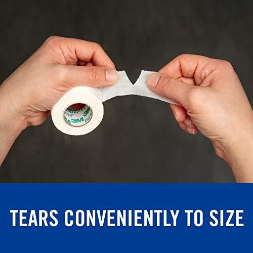 Nexcare Nexcare Durapore Durable Cloth Tape, From the #1 Leader in U.S. Hospital Tapes, 1 Inch X 10 Yards, 6 Rolls