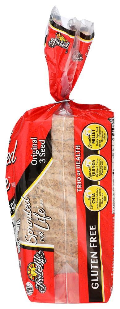 Food for Life Food For Life Bread Gluten Free Sprouted Original, 24 Ounce (Pack of 6)
