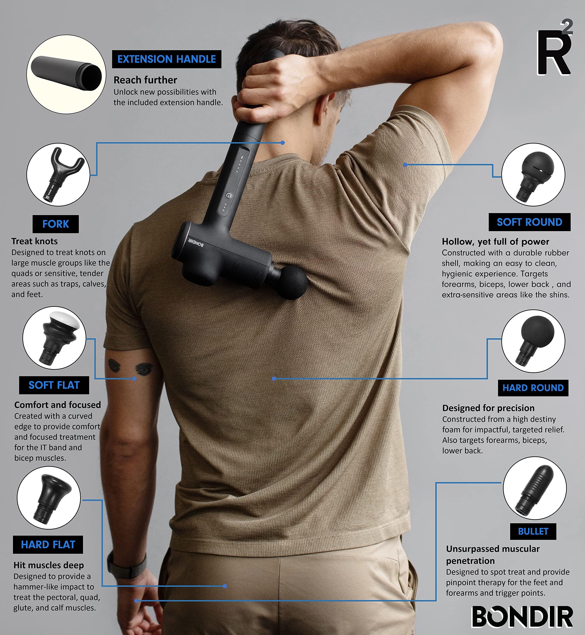 BONDIR BONDIR Massage Gun R2 + True Wireless Bluetooth Earphones