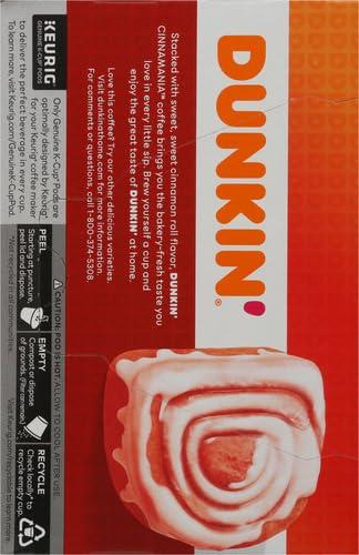 Dunkin' Dunkin Cinnamania Flavored Coffee, 10 Keurig K-Cup Pods