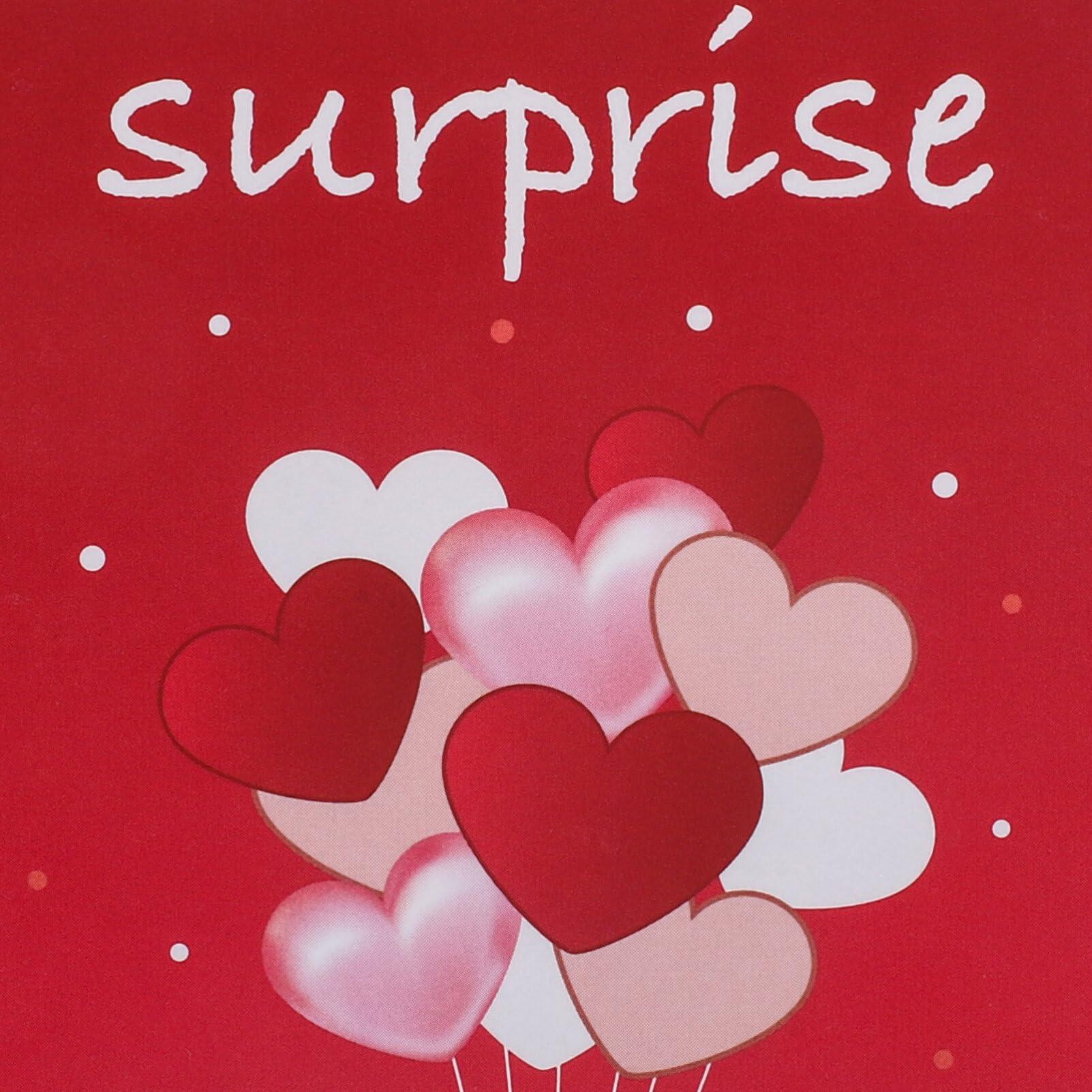 Gadpiparty Gadpiparty Red Box, 12 Pcs Valentines Day Boxes, Heart-Shaped Box, Surprise Explosion Presents Boxes, for Valentines Day Flower Boxes, for Birthday, Christmas, New Year, Weddings