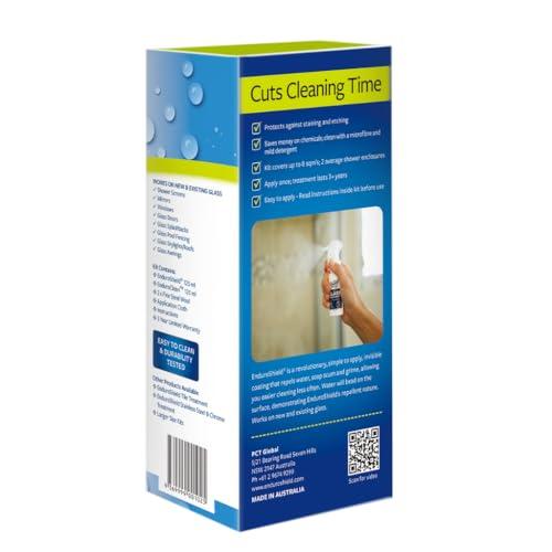 EnduroShield EnduroShield Glass Treatment Kit - Advanced Protection for Glass Surfaces - Repels Soap Scum, Grime & Dirt Without Harsh Chemicals - 4.2 fl oz