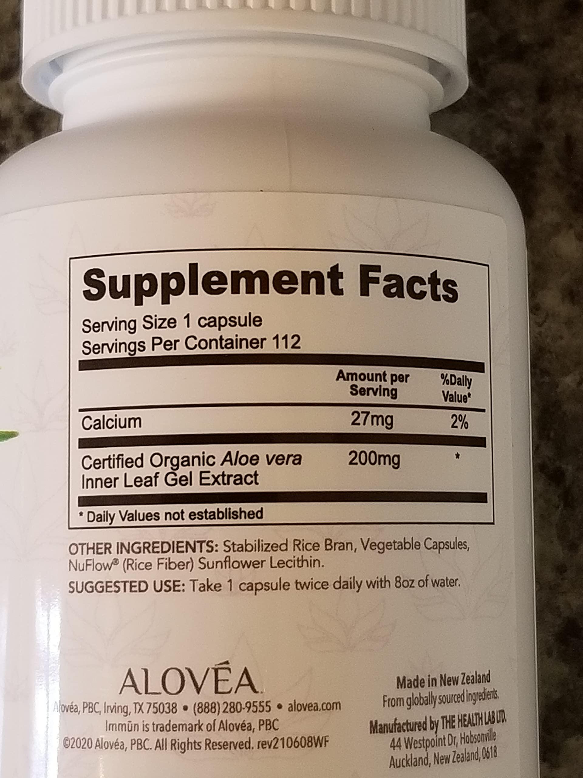 Alovea Alovea Immun Proprietary Acemannan Supplement for Optimal Immune Support