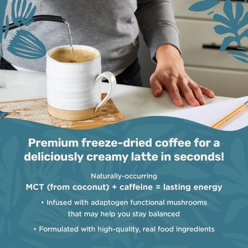 Laird Superfood Laird Superfood Matcha Instant Latte with Adaptogens - Matcha Latte Green Tea Powder Packed with Antioxidants and Superfood Coconut Creamer - Gluten Free, Non-GMO, Vegan, 8 oz. Bag, Pack of 1
