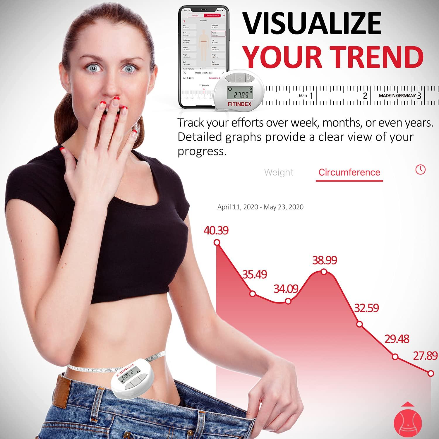 FITINDEX FITINDEX Digital Scale and Smart Body Tape Measure