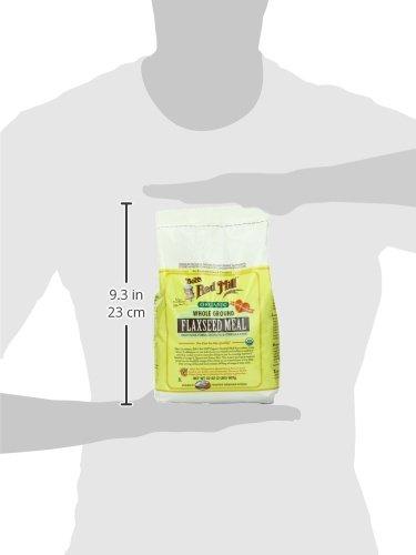 Bob's Red Mill Bob's Red Mill Organic Brown Flaxseed Meal, 32 Ounce (Pack of 4) (Package May Vary)